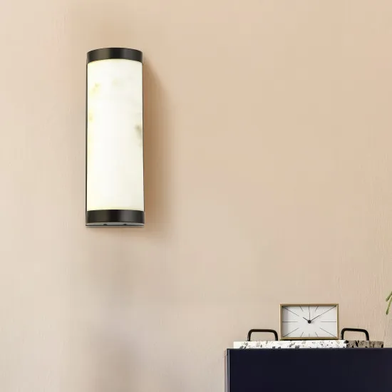 Searchlight Nile fekete fürdőszobai LED fali lámpa (SL-10889BK) LED 1 izzós IP44