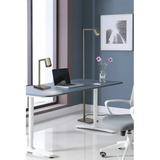 Searchlight Office kávébarna asztali lámpa (SL-24108LT) GU10 1 izzós IP20