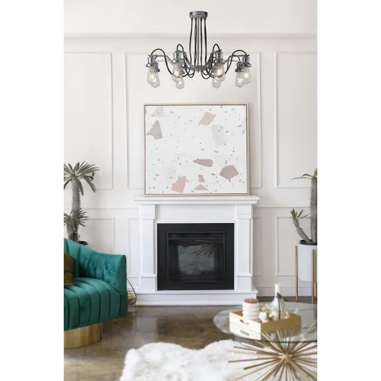 Searchlight Olivia króm csillár (SL-1068-8CC) E27 8 izzós IP20