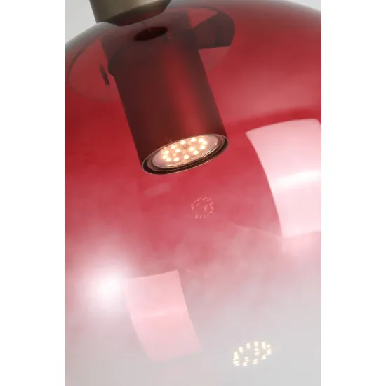 Searchlight Ombre barna-piros függesztett lámpa (SL-24183-1RE) GU10 1 izzós IP20