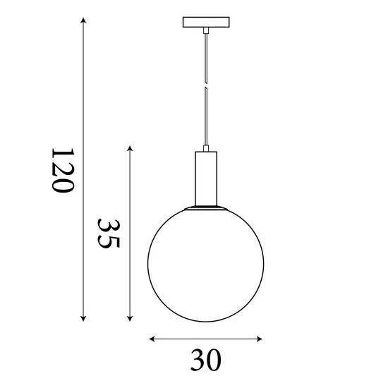 Searchlight Ombre barna-piros függesztett lámpa (SL-24183-1RE) GU10 1 izzós IP20