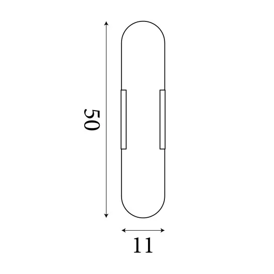 Searchlight Opaline arany-fehér fürdőszobai LED fali lámpa (SL-11139GO) LED 1 izzós IP44