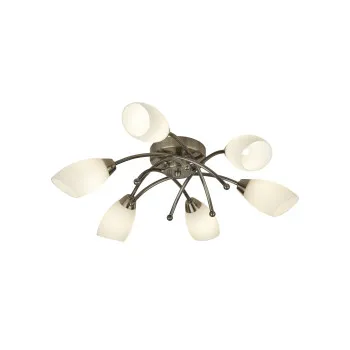 Searchlight Opera sárgaréz mennyezeti lámpa (SL-8186-6AB) G9 6 izzós IP20