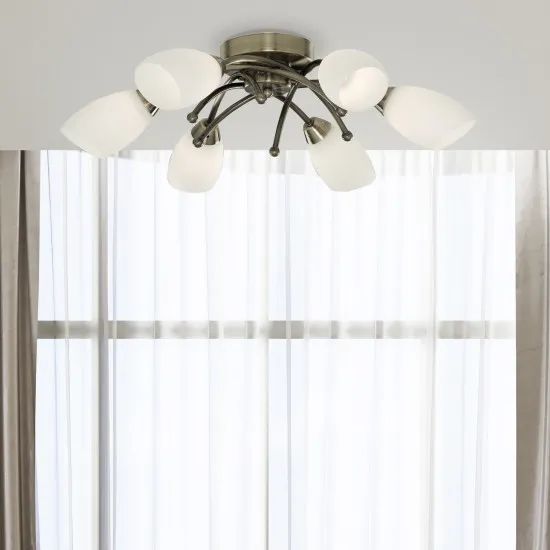 Searchlight Opera 6 izzós izzós  mennyezeti lámpa (SL-8186-6AB)