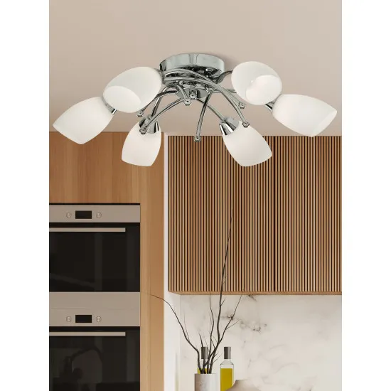 Searchlight Opera 6 izzós izzós  mennyezeti lámpa (SL-8186-6CC)