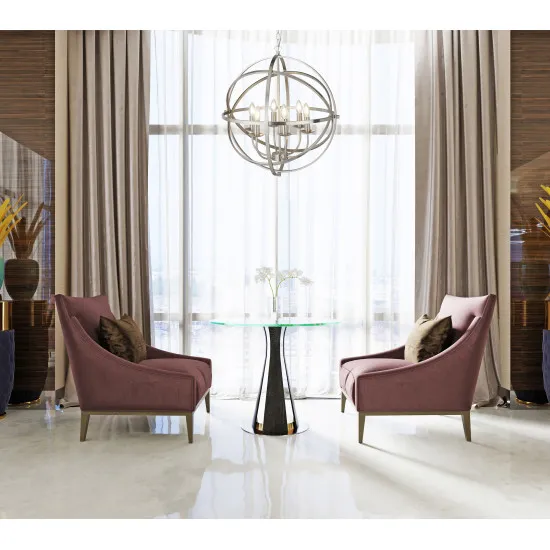 Searchlight ORBIT antik boronz függesztett lámpa (SL-2476-6SS) E14 6 izzós