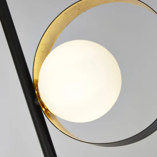 Searchlight Orbital fekete-arany állólámpa (SL-8143BGO) G9 3 izzós IP20