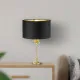 Searchlight Palm sárgaréz asztali lámpa (SL-81212BK) E27 1 izzós IP20