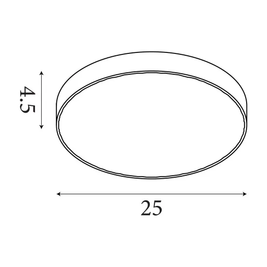 Searchlight Palma fekete LED mennyezeti lámpa (SL-85431BK) LED 1 izzós IP20