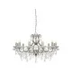 Searchlight Paris ezüst-átlátszó csillár (SL-87312-12SS) E14 12 izzós IP20