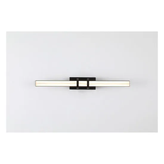 Searchlight Parma fekete fürdőszobai LED tükörmegvilágító lámpa (SL-66412BK) LED 1 izzós IP44