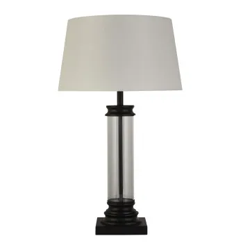Searchlight Pedestal fekete asztali lámpa (SL-5141BK) E27 1 izzós IP20