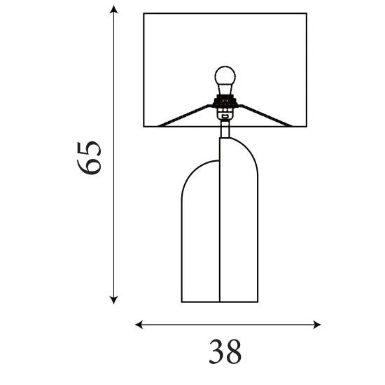 Searchlight Perth fekete-fehér asztali lámpa (SL-61650BK) E27 1 izzós IP20