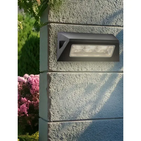 Searchlight Peru fekete LED kültéri fali lámpa (SL-5513BK) LED 1 izzós IP44