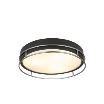 Searchlight Pheonix fekete-króm fürdőszobai mennyezeti lámpa (SL-62013-3CC) E14 3 izzós IP44