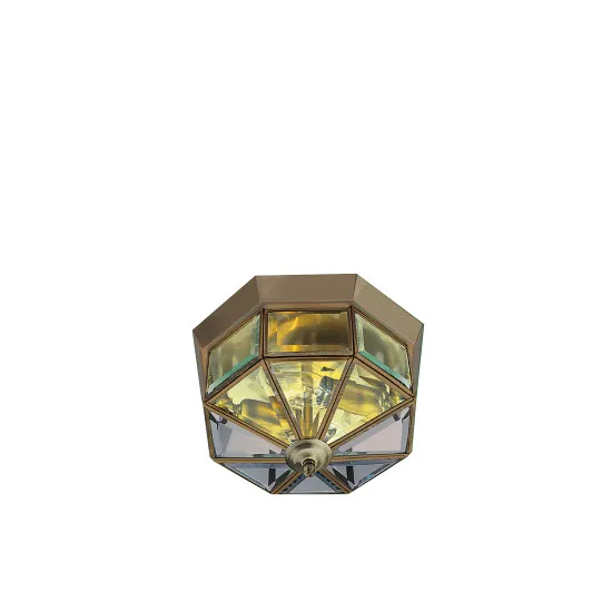 Searchlight Pisa III sárgaréz mennyezeti lámpa (SL-8235AB) E14 2 izzós IP20