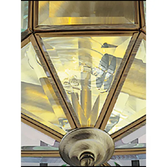 Searchlight Pisa III sárgaréz mennyezeti lámpa (SL-8235AB) E14 2 izzós IP20