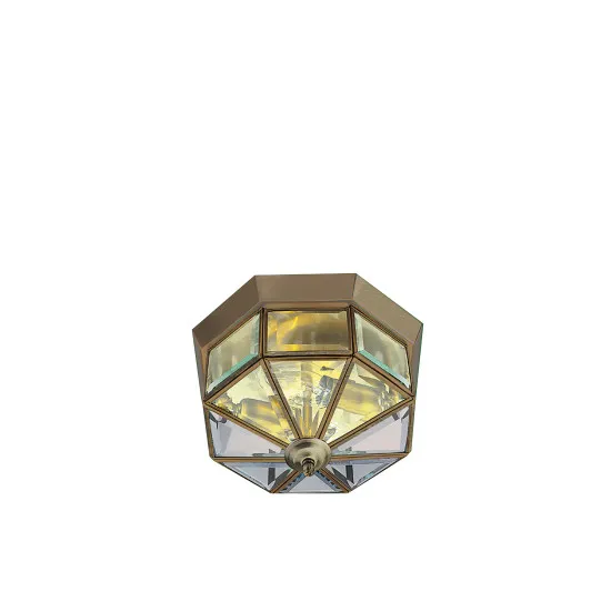 Searchlight Pisa III sárgaréz mennyezeti lámpa (SL-8235AB) E14 2 izzós IP20