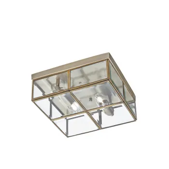 Searchlight Pisa sárgaréz mennyezeti lámpa (SL-6769-26AB) E14 2 izzós IP20