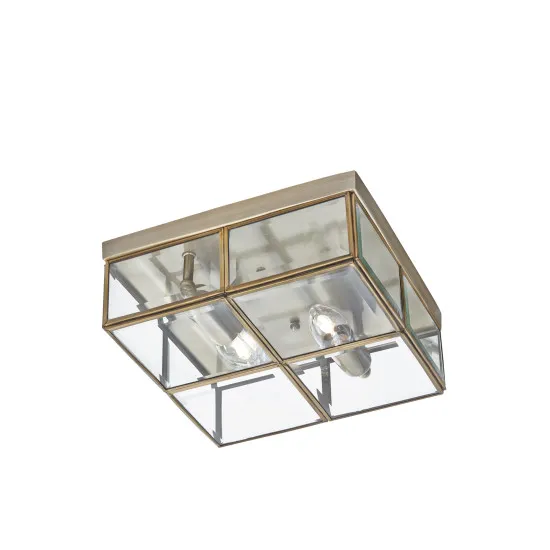 Searchlight Pisa sárgaréz mennyezeti lámpa (SL-6769-26AB) E14 2 izzós IP20