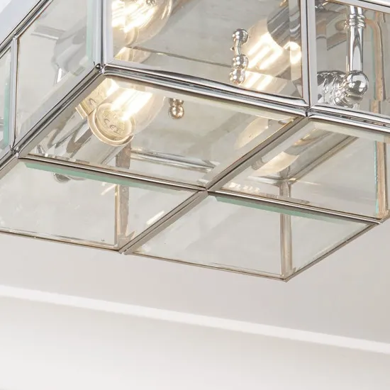 Searchlight Pisa króm mennyezeti lámpa (SL-6769-26CC) E14 2 izzós IP20