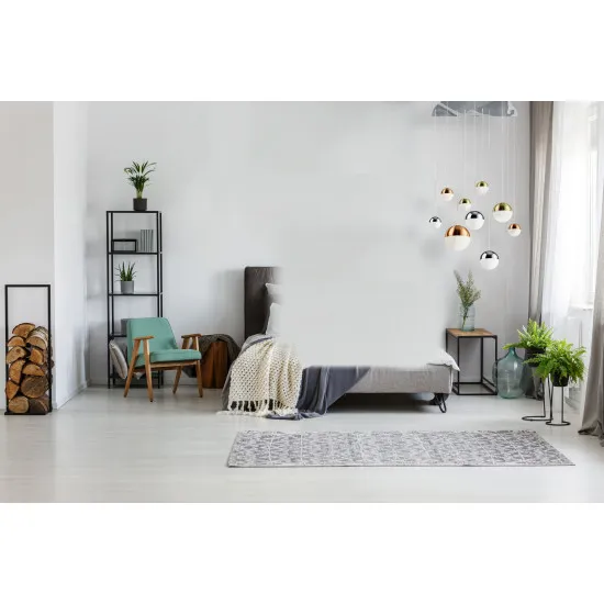 Searchlight Planets króm-többszínű LED függesztett lámpa (SL-4519-9) LED 9 izzós IP20