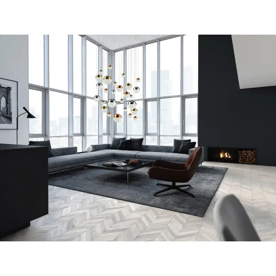 Searchlight Planets króm-többszínű LED függesztett lámpa (SL-4527-27) LED 21 izzós IP20