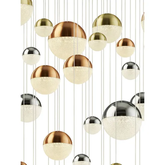 Searchlight Planets króm-többszínű LED függesztett lámpa (SL-4555-55) LED 55 izzós IP20