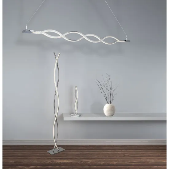 Searchlight Platt króm LED állólámpa (SL-5679CC) LED 1 izzós IP20