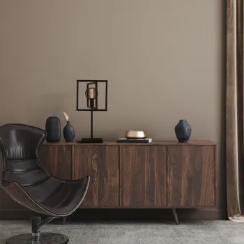 Searchlight Plaza fekete asztali lámpa (SL-23201-1BK) E27 1 izzós IP20