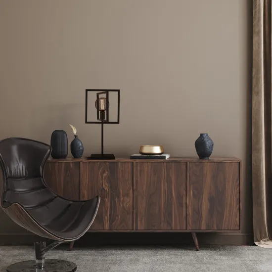 Searchlight Plaza fekete asztali lámpa (SL-23201-1BK) E27 1 izzós IP20