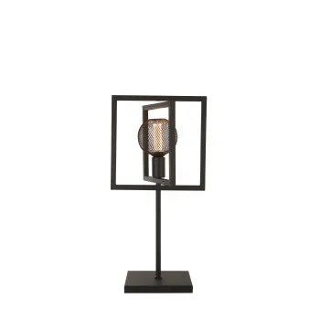 Searchlight Plaza fekete asztali lámpa (SL-23201-1BK) E27 1 izzós IP20