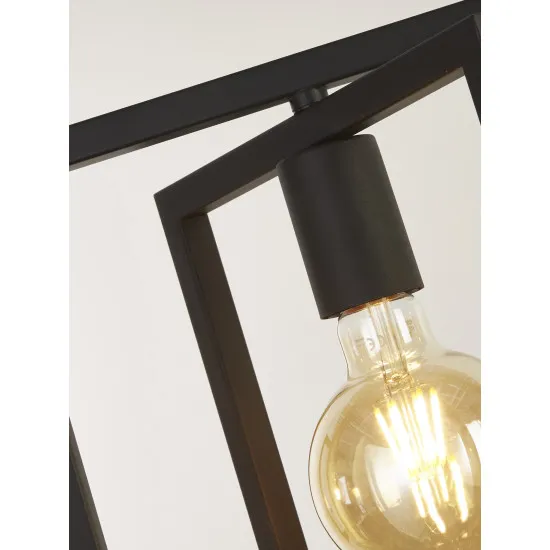 Searchlight Plaza fekete függesztett lámpa (SL-23203-4BK) E27 4 izzós IP20