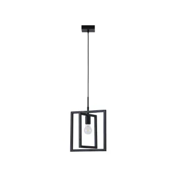 Searchlight Plaza fekete függesztett lámpa (SL-23203BK) E27 1 izzós IP20