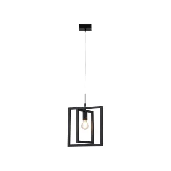 Searchlight Plaza fekete függesztett lámpa (SL-23203BK) E27 1 izzós IP20