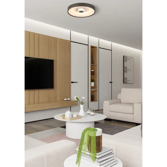 Searchlight Polka kávébarna LED mennyezeti lámpa (SL-89735-38LT) LED 1 izzós IP20