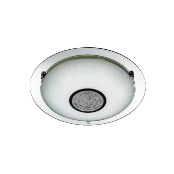 Searchlight Portland króm-átlátszó fürdőszobai LED mennyezeti lámpa (SL-3883-31) LED 1 izzós IP44