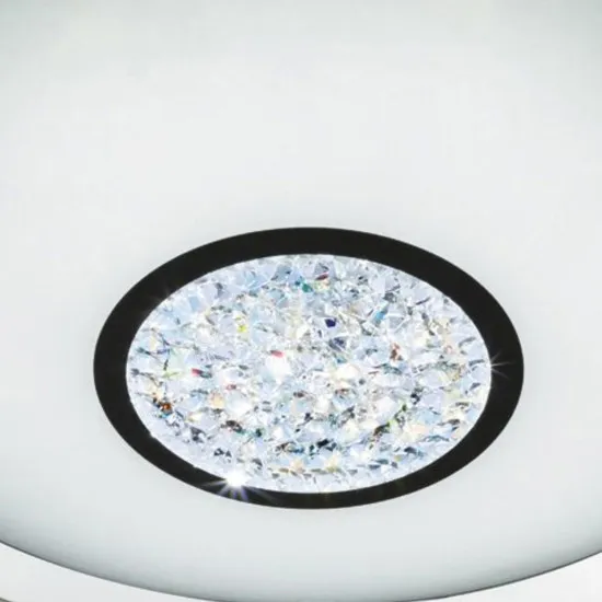 Searchlight Portland króm-átlátszó fürdőszobai LED mennyezeti lámpa (SL-3883-31) LED 1 izzós IP44