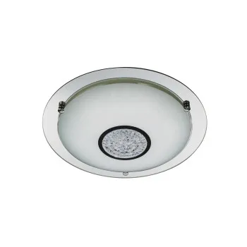 Searchlight Portland króm-átlátszó fürdőszobai LED mennyezeti lámpa (SL-3883-41) LED 1 izzós IP44