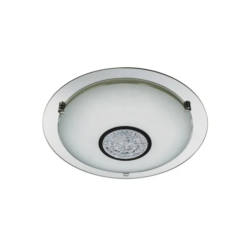 Searchlight Portland króm-átlátszó fürdőszobai LED mennyezeti lámpa (SL-3883-41) LED 1 izzós IP44