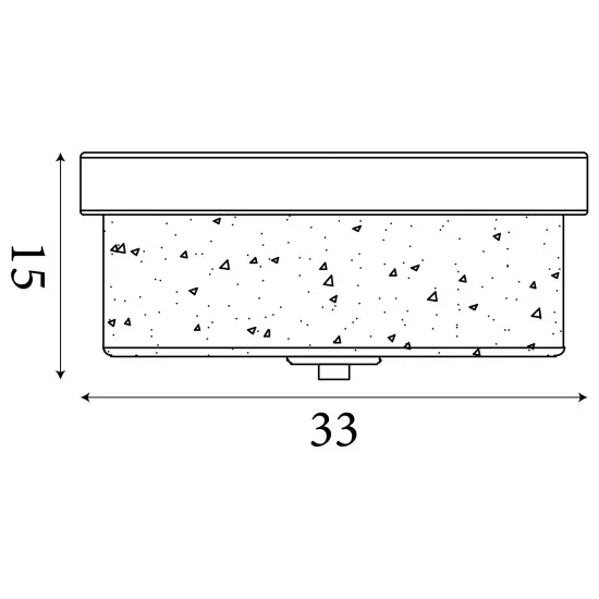 Searchlight Preston sárgaréz fürdőszobai mennyezeti lámpa (SL-66210-2AB) E27 2 izzós IP44