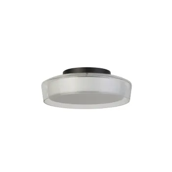 Searchlight Puck fekete-átlátszó fürdőszobai LED mennyezeti lámpa (SL-60961BK) LED 1 izzós IP44