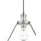 Searchlight Pyramid ezüst-átlátszó függesztett lámpa (SL-3228SS) E27 1 izzós IP20