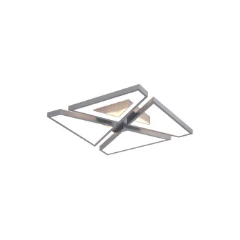 Searchlight Quatro ezüst LED mennyezeti lámpa (SL-36520SI) LED 1 izzós IP20