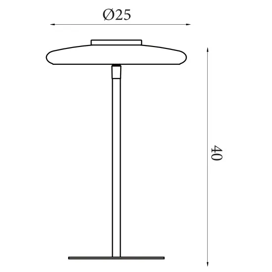 Searchlight Record arany LED asztali lámpa (SL-33120PB) LED 1 izzós IP20