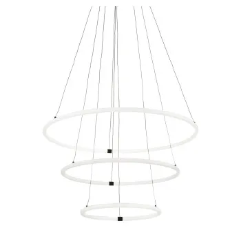 Searchlight Revolve fekete-fehér LED függesztett lámpa (SL-40176-3BK) LED 1 izzós IP20