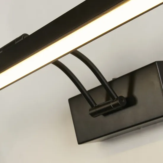 Searchlight Rhodes fekete LED képvilágító (SL-79825-40BK) LED 1 izzós IP20