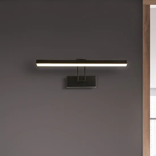 Searchlight Rhodes fekete LED képvilágító (SL-79825-40BK) LED 1 izzós IP20