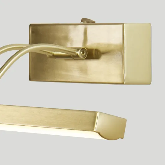 Searchlight Rhodes sárgaréz LED képvilágító (SL-79825-40SB) LED 1 izzós IP20