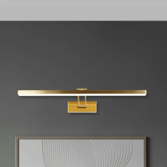 Searchlight Rhodes sárgaréz LED képvilágító (SL-79825-60SB) LED 1 izzós IP20